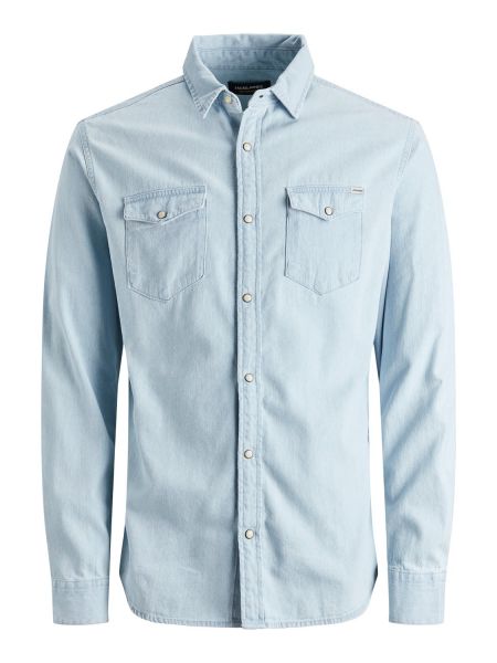 CAMICIE Uomo JACK&JONES Premium 12251673 PARKER LINEN TRAVERINE 