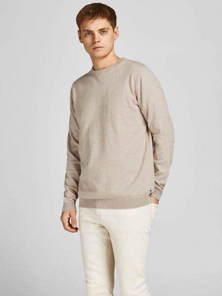 MAGLIE Uomo JACK&JONES Premium 12217199 JPRBLAWILBERT WHITE SAND 