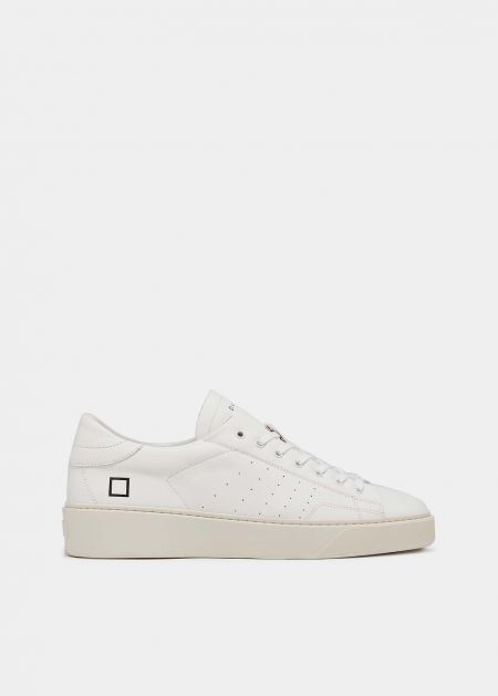 SNEAKERS Uomo DATE M411-C2-VC-TS - COURT 2.0 VINTAGE CALF WHITE-WASABI 