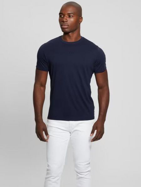 T-SHIRT Uomo JACK&JONES 12058529 BASIC TEE NAVY BLUE 