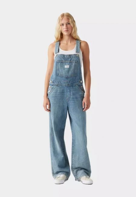 SALOPETTE Donna G-STAR D24398-D536 STRAIGHT LEG DUNGAREE G339 SUN FADED CLOUDBURST 