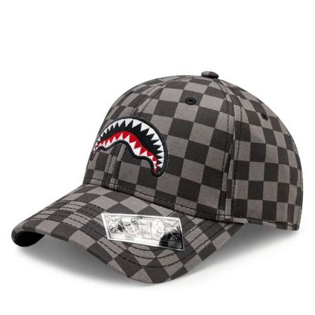 CAPPELLO  SPRAYGROUND SP14998BRW CHECK BUCKET CAP 