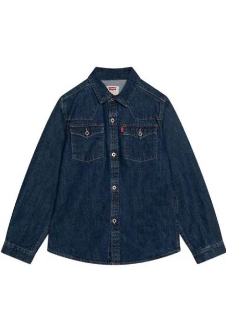 CAMICIE Ragazzo JACK&JONES 12248936 LINEN SHIRT NAVY BLUE 