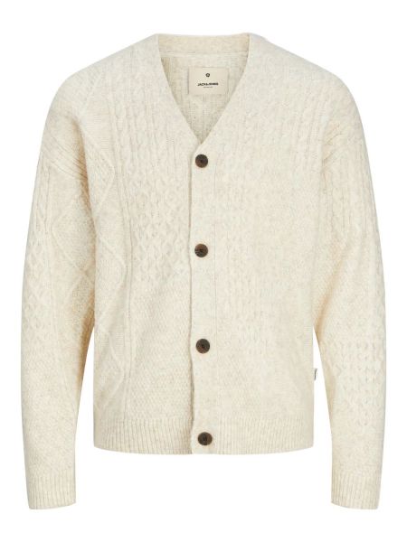 MAGLIE Uomo JACK&JONES 12216799 CLAMBSWOOL OATMEL 