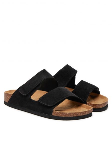 SANDALI Uomo BIRKENSTOCK ARIZONA DESERT BUCK 1020736 BLACK 