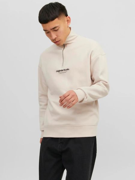 FELPA Uomo JACK&JONES 12256165 JORGAMES SWEAT HOOD BLACK 