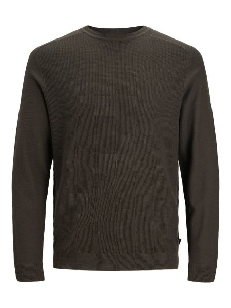 MAGLIE Uomo JACK&JONES 12216829 MERINO ROLL NECK GREIGE 