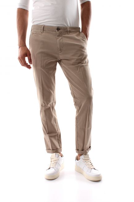 PANTALONI Uomo 40WEFT BILLY SS 1709 - STRETCH PIMA COTTON W2103 BEIGE 