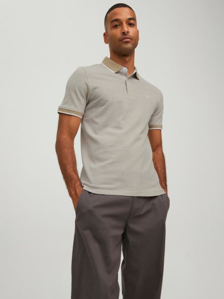 POLO Uomo JACK&JONES Premium 12229007 IGOR OATMEAL 