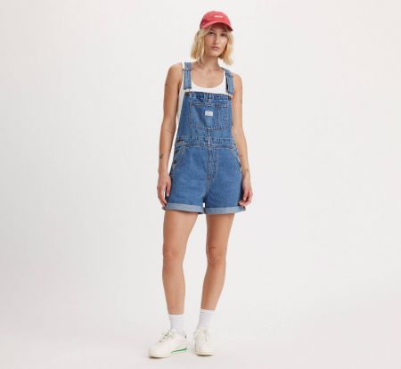 SALOPETTE Donna G-STAR D24398-D536 STRAIGHT LEG DUNGAREE G339 SUN FADED CLOUDBURST 