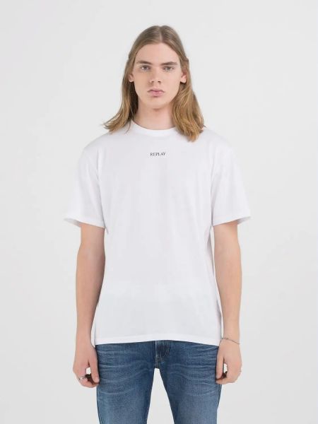 T-SHIRT Uomo TOMMY HILFIGER MW0MW36500 STACK TEE YBR WHITE 