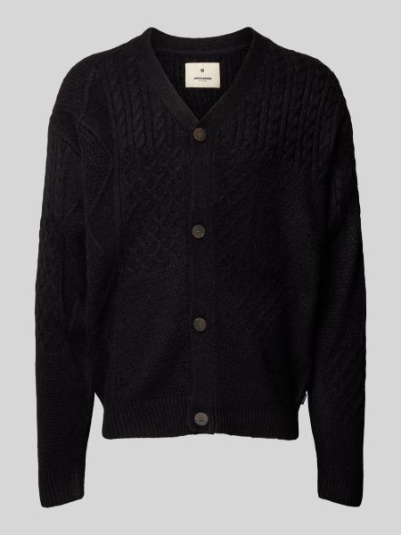 MAGLIE Uomo JACK&JONES 12260386 MASON KNIT BLACK 