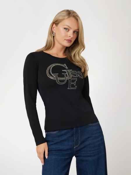 T-SHIRT Donna GUESS W4BI26 J1314 JBLK 