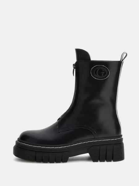 TRONCHETTO E STIVALETTO  DR. MARTENS 26230001 - 101 YS SMOOTH BLACK 