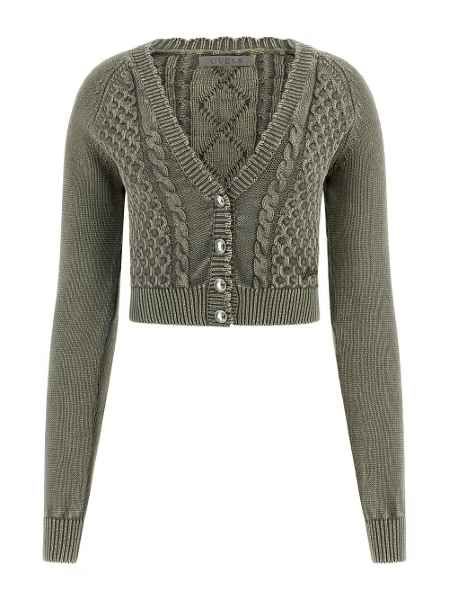 MAGLIE Donna LEVIS A8889 0000 - SUPERBLOOM CROCHET LS EGRET 