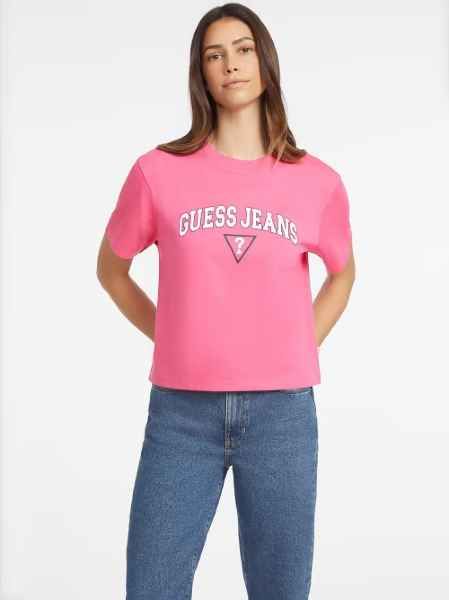 T-SHIRT Donna GUESS JEANS W4YI73 K8HM0 JBLK 