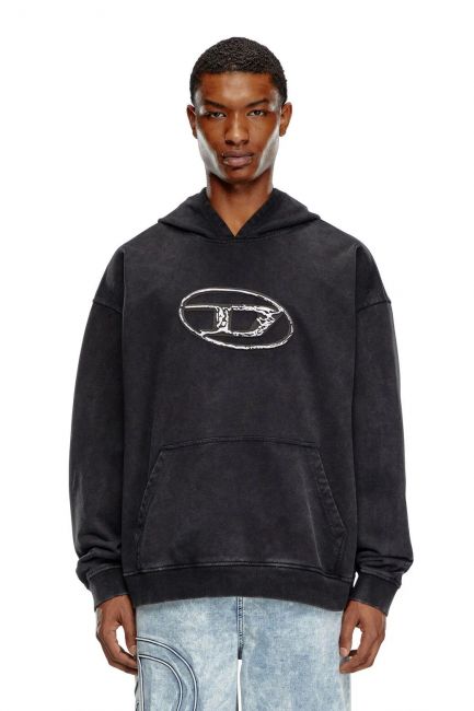 FELPA Uomo DICKIES OAKPORT HOODIE - DK0A4XCD F90 WHITECAP GRAY 