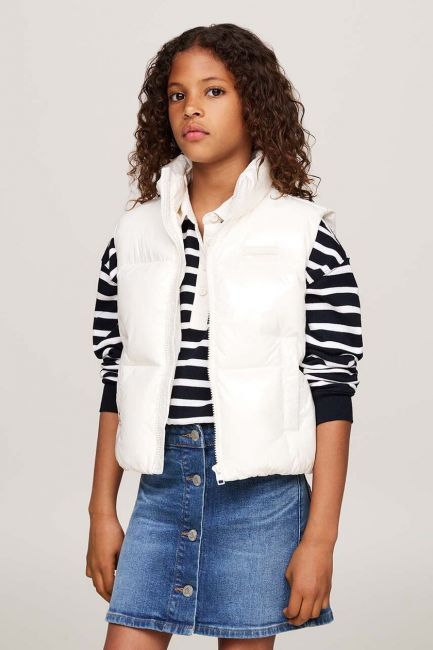 CAPISPALLA E GIACCHE Ragazza CALVIN KLEIN IG0IG02390 DENIM JKT WHITE DENIM 