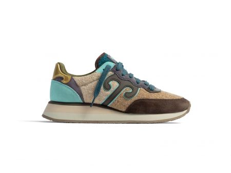 SNEAKERS Donna WUSHU MASTER M502 OCRA/BROWN/GREEN 